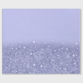 lila Glitzer in lila Farbe Geschenkpapier (Flach)