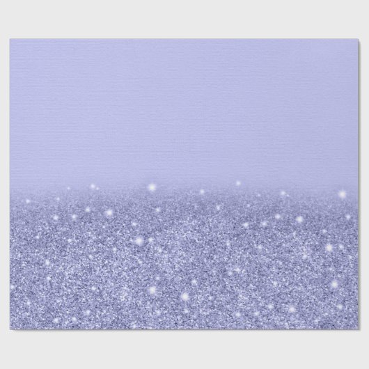 lila Glitzer in lila Farbe Geschenkpapier (Flach)