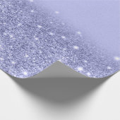 lila Glitzer in lila Farbe Geschenkpapier (Ecke)