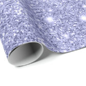lila Glitzer in lila Farbe Geschenkpapier (Rolleneckpunkt)