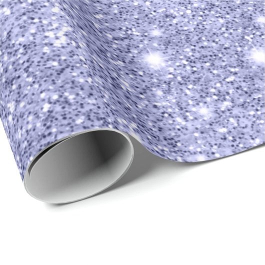 lila Glitzer in lila Farbe Geschenkpapier (Rolleneckpunkt)