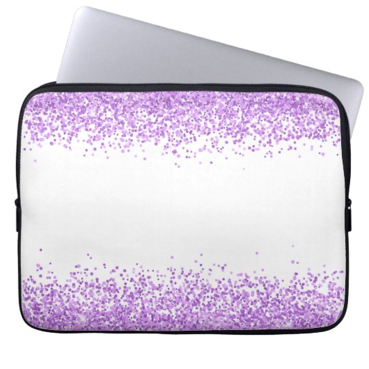 Lila Glitzer iPad Air Cover (Vorderseite)