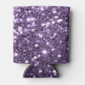 Lila Glitzer kann kühler werden Dosenkühler (Vorderseite)