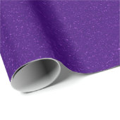Lila Glitzer Lärm Geschenkwrap - Anpassbar Geschenkpapier (Rolleneckpunkt)