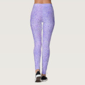 Lila Glitzer Leggings (Rückseite)