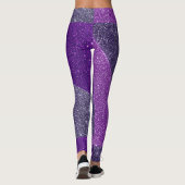 Lila Glitzer Leggings