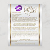 *Lila Glitzer Lip Instruktionen 2 Flyer (Hinten)