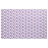 Lila Glitzer-Lippen #2 Stoff (Yard (91,4 cm))
