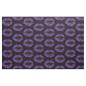 Lila Glitzer-Lippen Stoff (Fat Quarter (45,7 x 55,9 cm))