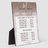 Lila Glitzer Marble Hair WELLNESS-CENTER Salon Pri Fotoplatte (Seite)