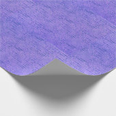 Lila Glitzer-Multifunktionsleisten-Design Geschenkpapier (Ecke)