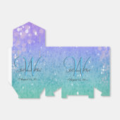 Lila Glitzer Patio Lantern Confetti Glam Blue Geschenkschachtel (Ungefaltet)