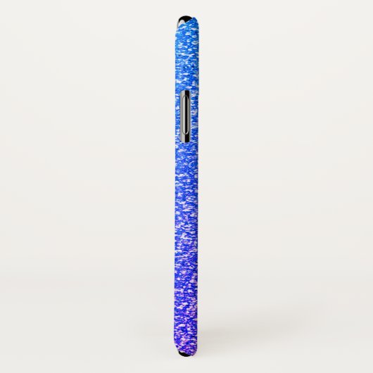 Lila Glitzer Personalisierter Name Skript Case-Mate iPhone Hülle (Hinten/Rechts)