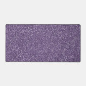 Lila Glitzer Schreibtischunterlage (Vorderseite)