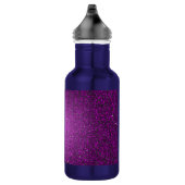 Lila Glitzer Sequin Disco 32. oz. Edelstahlflasche (Rechts)