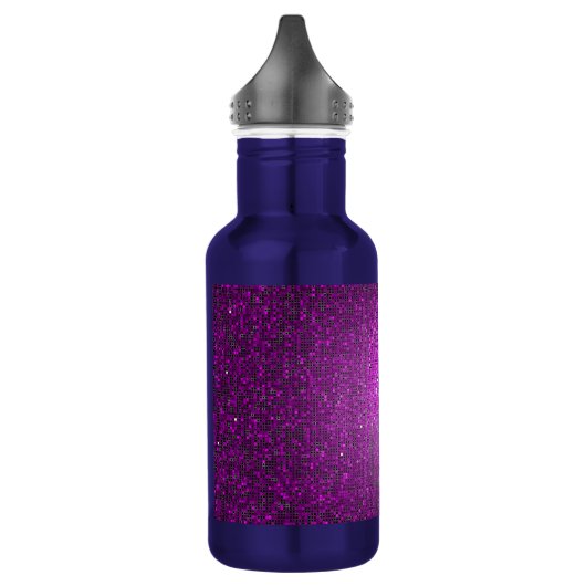 Lila Glitzer Sequin Disco 32. oz. Edelstahlflasche (Links)