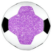 Lila Glitzer Shine Shiny Luxury Diamond Fußball (Gedreht)