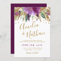 Lila Glitzer Sparkling Amethyst Wedding