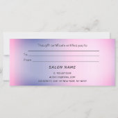 Lila Glitzer Tropfen holografische Schere Haare (Rückseite)