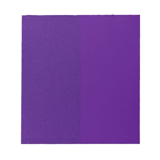 Lila Glitzer und Matte Dual-Tone-Notepad (Benutzer Notizblock (Vorderseite)