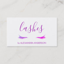 Lila Glitzer und Sparkle Eyelash Extension