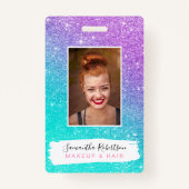 Lila Glitzer von Girl Ausweis (Vorderseite)