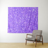 Lila Glitzer Wandteppich (Beispiel (Horizontal))