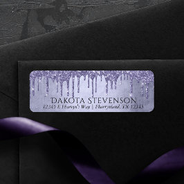 Lila Glitzer zum Tropfen | Lavendel Icing Address