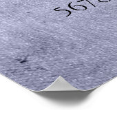 Lila Glitzer zum Tropfen | Lavender Quinceanera Poster (Ecke)