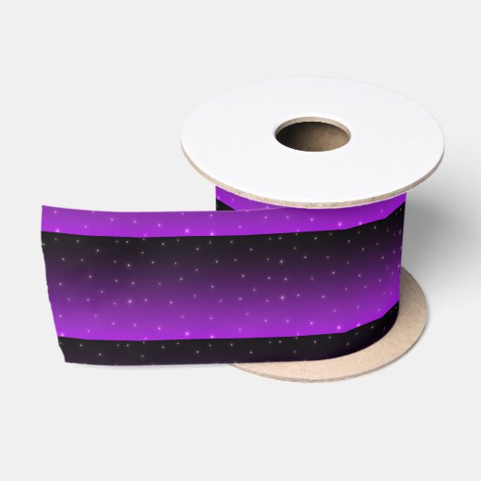 Lila Glitzern Satin Ribbon Satinband (Spule)