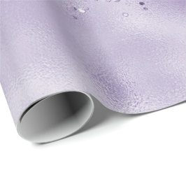 Lila Glitzy Glitzer     Geschenkpapier