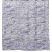 Lila Glitzy Glitzer Streifen Duschvorhang (Vorderseite)