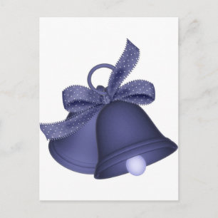 lila Glocken Postkarte