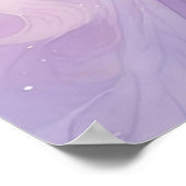 Lila Glow Fairy Poster verzaubern (Ecke)