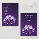 Lila Glow_ Visitenkarte (Vorne/Hinten)