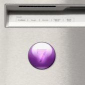 Lila Glück 7 Magnet (In Situ (Geschirrspüler))