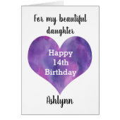 Lila, glückliche 14. Tochter (Vorne)