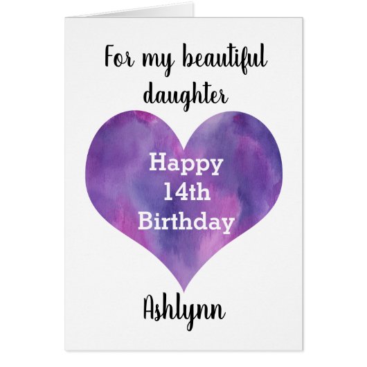 Lila, glückliche 14. Tochter (Vorne)