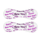 lila glückliches neues Jahr Baseball (Paneele)