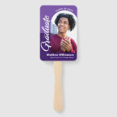 Lila Glückwunsch Grad 2 Fotos: Fett formatiertes S Fächer (Rückseite)