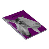 Lila Goatbook Notizblock (Rechte Seite)