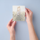 Lila Gold Alkohol INK Abstraktes FOTO Hochzeit Flyer (Gruppe)