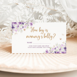 Lila Gold Butterfly, wie groß ist der Bauch der Ma Begleitkarte