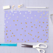 Lila & Gold Confetti Dots Moderner Glamour Glam Seidenpapier (Handwerk)