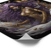 Lila Gold der Black Mermaid Poster (Ecke)