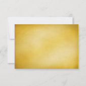 Lila Gold Dragonfly-Wirbel Hochzeitskarte RSVP Karte (Rückseite)