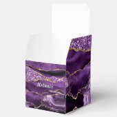 Lila Gold-Geschenk- oder Bevorzugungsboxen mit Ind Geschenkschachtel (Geöffnet)