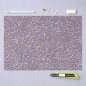 Lila Gold Glitzer Leopard Print Seidenpapier (Handwerk)