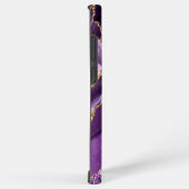 Lila Gold Glitzer Marmorgeschenk mit Individuelle  Samsung Galaxy Hülle (Rechte Seite)