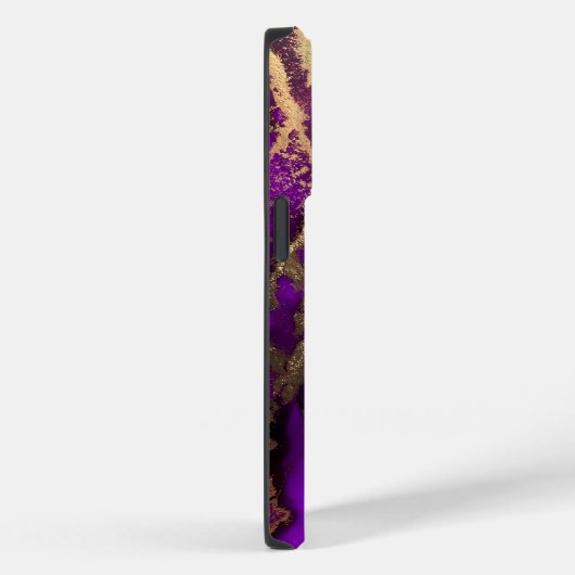 Lila Gold iPhone 14 Pro Gehäuse Case-Mate iPhone Hülle (Rückseite / Rechts)